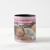 Pink Introvert mème Mug (Centre)