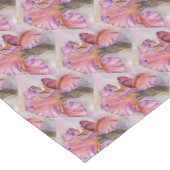 PINK IRIS KORTE TABLE RUNNER KORTE TAFELLOPER (Hoek)