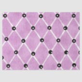 Pink Ivory Lattice Studs Funky Pattern Decoupage Tissuepapier (Voorkant)