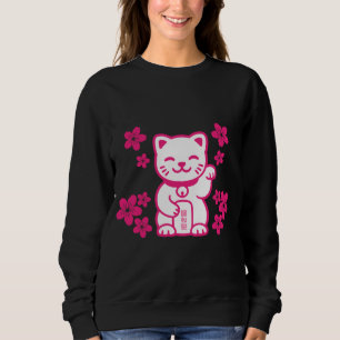 Pink Japanese Maneki-neko Trui
