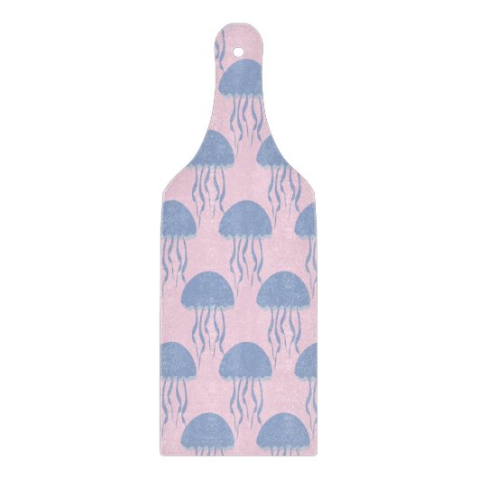 Pink Jelly Fish  Snijplank (Voorkant)