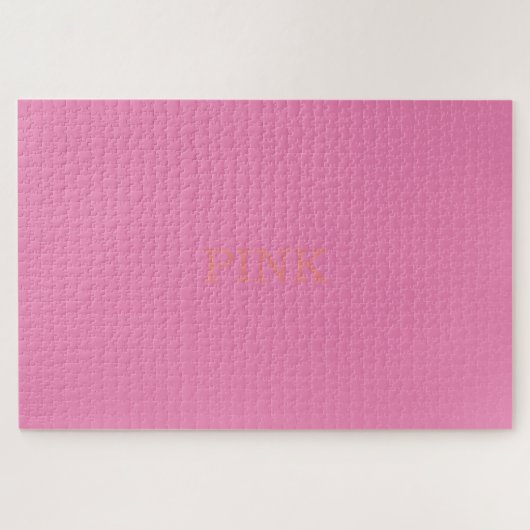 pink jigsaw puzzle (Horizontal)