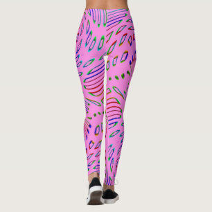 Pink Kaleidoscoop Leggings