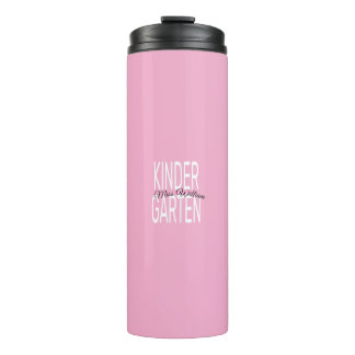 Pink Kindergarten Miss William Custom Teacher Fabr Thermosbeker