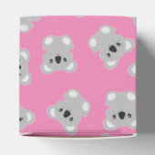 Pink Koala Beer Baby shower Bedankdoosjes (Bovenkant)