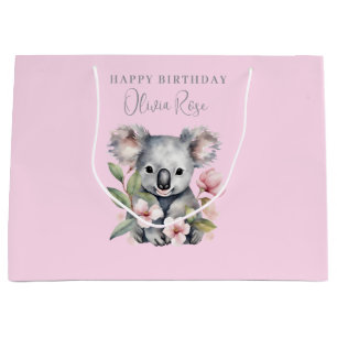 Pink Koala Girls Anniversaire Cadeau Sac