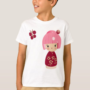 Pink Kokeshi Triplet Kind T-shirt