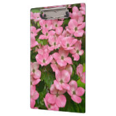 Pink kousa dogwood bloemen klembord (Links)