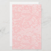 Pink Lace Briefpapier (Voorkant / Achterkant)
