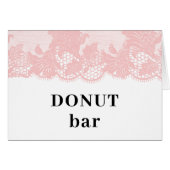 Pink Lace Popcorn Bar Tent (Devant Horizontal)