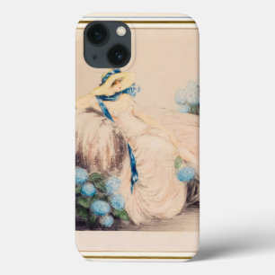 Pink Lady (1933) van Louis Icart iPhone 13 Hoesje