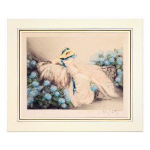 Pink Lady (1933) van Louis Icart Foto Afdruk