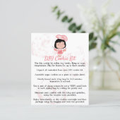 Pink Lady Bakery doe-het-zelf cookie kit instructi (Staand voorkant)