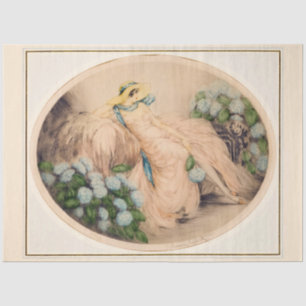 Pink Lady beroemd gemaakt door Louis Icart Tissuepapier