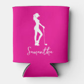 Pink Lady-monogram Blikjeskoeler (Voorkant)