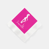 Pink Lady-monogram Servet (Hoek)