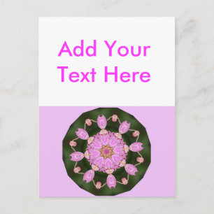 Pink Ladybugs Dancing Queen Bee Pink Orchid Briefkaart