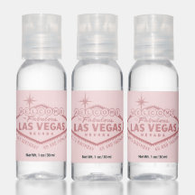 Pink Las Vegas Bienvenue Fête Personnalisée Favori