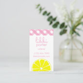 Pink Lemonade Business ou Cartes de contact (Debout devant)