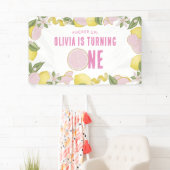 Pink Lemonade Première bannière de fête d'annivers (En situation)