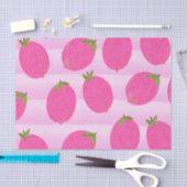 Pink Lemons Lemonade Summer Fruit Waterverf Party Tissuepapier (Craft)