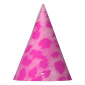 Pink Leopard Cheetah Wild Oerwoud Verjaardagsfeest Feesthoedjes (Links)