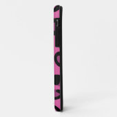 Pink Leopard iPhone 5 Mate à peine là™ Coque (Dos/Gauche)