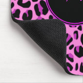 Pink Leopard Mousepad Muismat (Hoek)