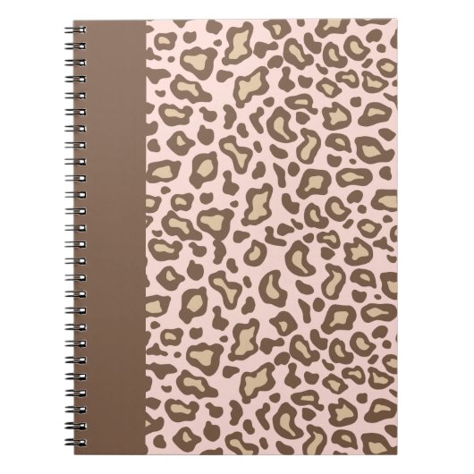 Pink Leopard School Carnet Journal cadeau (Devant)