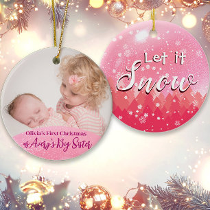 Pink Let it neiger 1er Noël en grande soeur Photo