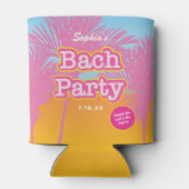 Pink Let's Go Party Blikjeskoeler (Achterkant)