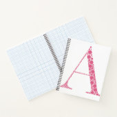 Pink Letter A Journal – Minimal Aesthetic Notebook (Intérieur)
