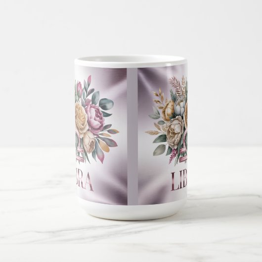 Pink Libra Glyph Lavender Morphing Mug (Centre)