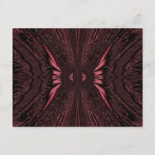 Pink Light Butterfly Briefkaart