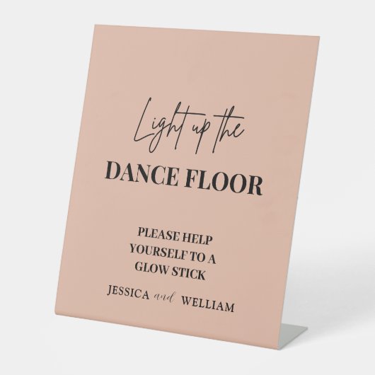 Pink Light Up The Dance Floor | Signe de bâtonnet (Recto)