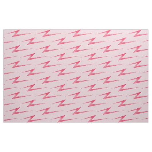 Pink Lightning Bolts Fabric Stof (Yard (91,4 cm))