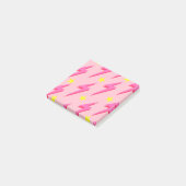 Pink Lightning Post-it Notes Organisation élégante (Incliné)