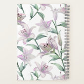 Pink Lillies Personalized Journal Notebook (Verso)