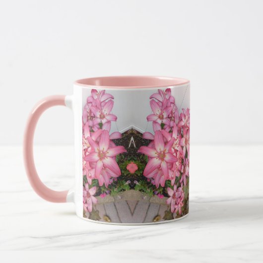 Pink Lilly Mug (Gauche)