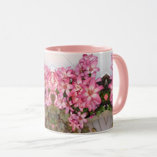 Pink Lilly Mug (Devant droit)