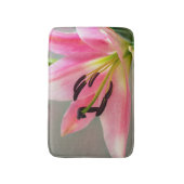 Pink Lily Bath mat (Voorkant Verticaal)