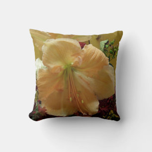 Pink Lily Bouquet Coussin