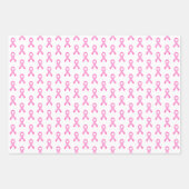 Pink-lint borstkankerbewustzijnskruk, aangepaste k inpakpapier vel (Voorkant 2)