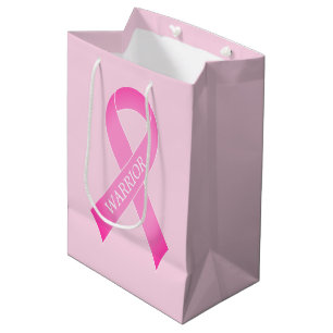Pink-lint borstkankervoorlichting aangepast krijge medium cadeauzakje