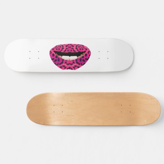 Pink Lips Skateboard (Horz)
