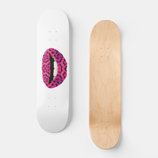 Pink Lips Skateboard (Recto)