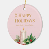Pink Logo Ornament for Salons (Links)
