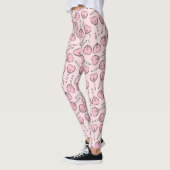 Pink Lollipops, Heart Lollipops, Lollipop Pattern Leggings (Links)