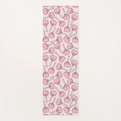 Pink Lollipops, Heart Lollipops, Lollipop Pattern Yogamat (Voorkant)