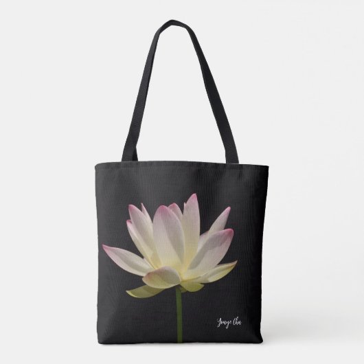 Pink Lotus Shoulder Tote Draagtas (Achterkant)